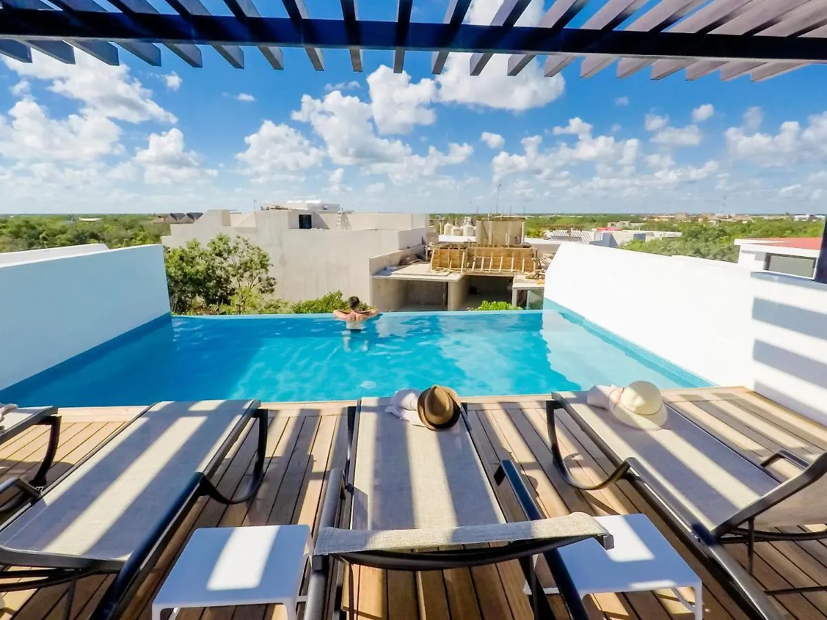 Quinto Sol 18 - Apartment Near Beach - Rooftop Pool - Aldea Zama Tulum